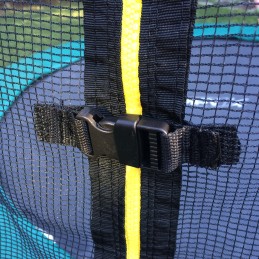 Wewnętrzna siatka ochronna na trampolinę 10 ft 8 słupków 305 cm