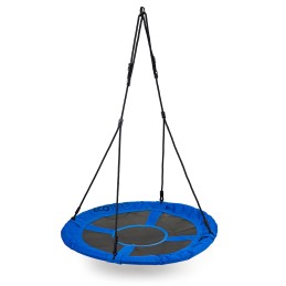 Huśtawka ogrodowa bocianie gniazdo 100 cm niebieska ECOTOYS