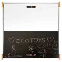 Stolik z dwoma krzesłami zestaw mebli dla dzieci ECOTOYS