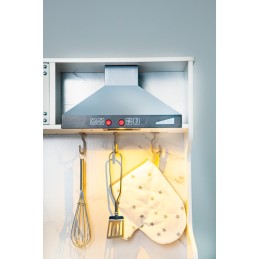 Drewniana kuchnia dla dzieci dźwięki led + akcesoria ECOTOYS