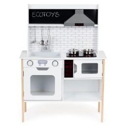 Drewniana kuchnia dla dzieci + dźwięki światełka ECOTOYS