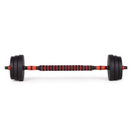 Hantle regulowane 2x10 kg sztanga zestaw 20 kg gryf MOVEPRO