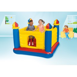 Dmuchana trampolina zamek dla dzieci 174x174x135 cm INTEX 48259