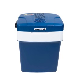Lodówka turystyczna przenośna samochodowa 29L 220-240V DC12V funkcja grzania wkład gratis niebieska