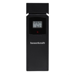 Stacja pogodowa podświetlana bezprzewodowa z czujnikiem zewnętrznym wyświetlacz LCD termometr barometr zegar