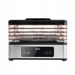 DUŻA Suszarka do grzybów owoców warzyw IDEAL INOX + termoobieg 400W + timer