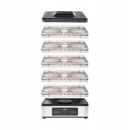 DUŻA Suszarka do grzybów owoców warzyw IDEAL INOX + termoobieg 400W + timer