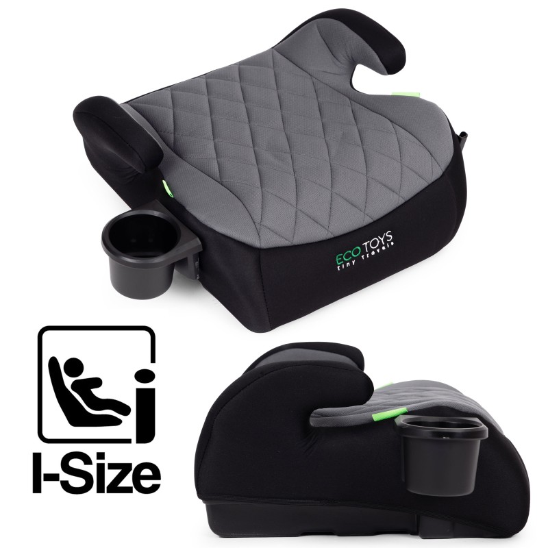 Podkładka samochodowa siedzisko dla dzieci i-SIZE wzrost 125-150 cm uchwyt na napoje ECOTOYS