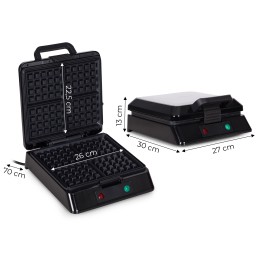 Gofrownica na 4 gofry nieprzywierająca powłoka 1080-1300W KADEN