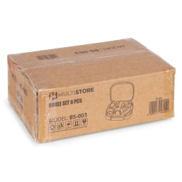 Zestaw do gry w bule kule boules petanque 6 szt. + etui i akcesoria