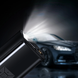 Pompka rowerowa elektryczna kompresor do opon powerbank 6000mAh latarka LED