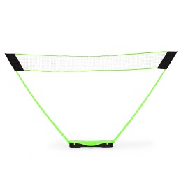 Zestaw do badmintona 300x156 cm składany siatka rakietki lotki walizka MOVEPRO