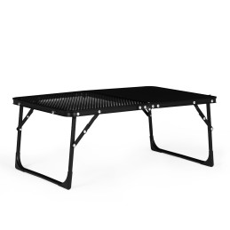 Stolik turystyczny 60x40 cm kempingowy składany w walizkę czarny MultiGarden