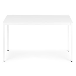 Stół do kuchni jadalni dla 4-5 osób biurko komputerowe 120x60 cm biały ModernHome