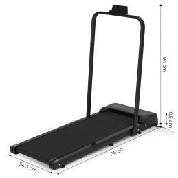 Bieżnia domowa z uchwytem elektryczna walking pad treningowy pod biurko 10 km/h MOVEPRO