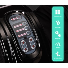Masażer elektryczny do stóp i nóg z funkcją grzania refleksologia 4 tryby pilot 40W KADEN