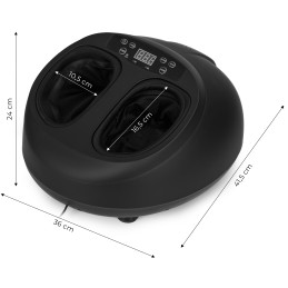 Masażer elektryczny do stóp z funkcją grzania refleksologia 3 tryby pilot 40W KADEN