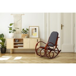 Fotel bujany na płozach bujak na biegunach ModernHome