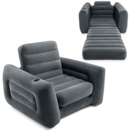 Pompowany fotel materac leżanka łóżko 2w1 INTEX 66551NP