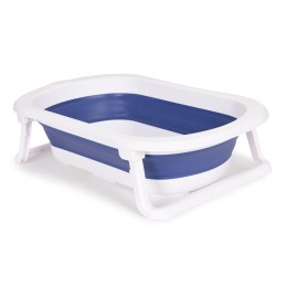 Wanienka dla dzieci wanna niebieska składana z odpływem ECOTOYS