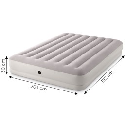 Materac dmuchany dwuosobowy 203x152x30 cm z pompką elektryczną łóżko INTEX 64179