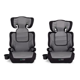 Fotelik samochodowy dla dzieci 2w1 podkładka i-SIZE wzrost 100-150 cm uchwyt na napoje ECOTOYS