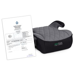 Podkładka ISOFIX samochodowa siedzisko dla dzieci i-SIZE wzrost 125-150 cm uchwyt na napoje ECOTOYS