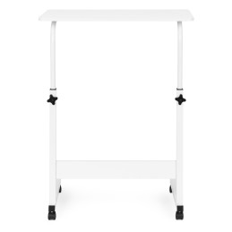 Mobilny stolik pod laptopa biurko dostawiane do fotela kanapy biały ModernHome