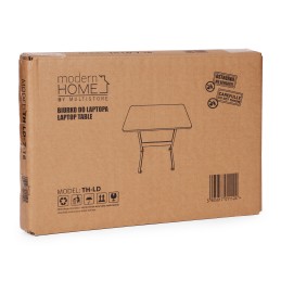 Mobilny stolik pod laptopa biurko dostawiane do fotela kanapy biały ModernHome