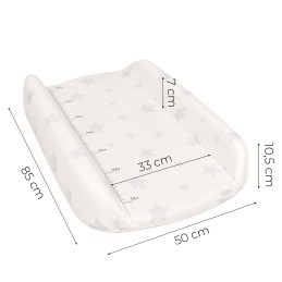 Przewijak sztywny profilowany nadstawka 85x50 cm na łóżeczko komodę gwiazdki ECOTOYS