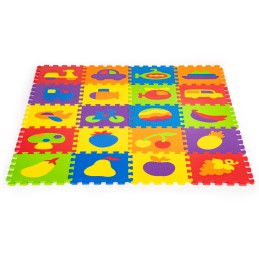 Mata piankowa edukacyjna EVA puzzle 20 elementów 148x119 cm ECOTOYS