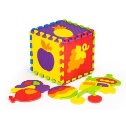 Mata piankowa edukacyjna EVA puzzle 20 elementów 148x119 cm ECOTOYS
