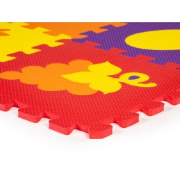 Mata piankowa edukacyjna EVA puzzle 20 elementów 148x119 cm ECOTOYS