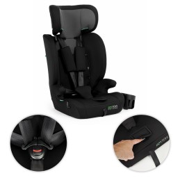 Fotelik samochodowy dla dzieci wzrost 76-150 cm R129 uchwyt na napoje ECOTOYS