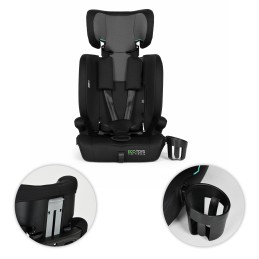 Fotelik samochodowy dla dzieci wzrost 76-150 cm R129 uchwyt na napoje ECOTOYS