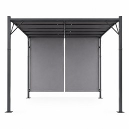Pergola ogrodowa tarasowa 3x4 m stalowa altana zadaszenie szara MultiGarden