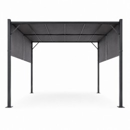 Pergola ogrodowa tarasowa 3x4 m stalowa altana zadaszenie szara MultiGarden