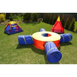 Zestaw namiotów dla dzieci 7w1 domki + 4 tunele IPLAY