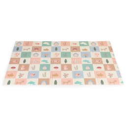 Mata piankowa dla dzieci 200x150 cm edukacyjna dwustronna składana + torba IPLAY