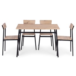 Zestaw mebli do jadalni kuchni stół + 4 krzesła MALMO ModernHome