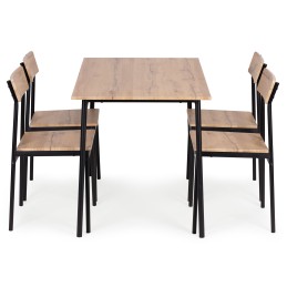 Zestaw mebli do jadalni kuchni stół + 4 krzesła MALMO ModernHome