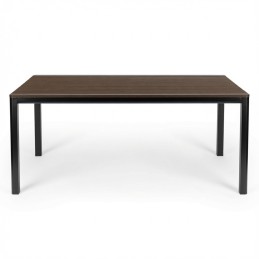 Duży stół ogrodowy 8-osobowy 180x90 cm na taras ogród brązowy blat MultiGarden