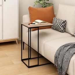 Stolik pomocniczy boczny pod laptopa metalowy stelaż loft ModernHome