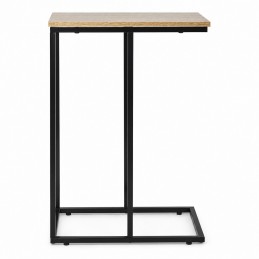 Stolik pomocniczy boczny pod laptopa metalowy stelaż loft ModernHome