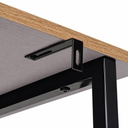 Regał kuchenny szafka do przedpokoju 90 cm półki haczyki loft jasny dąb ModernHome