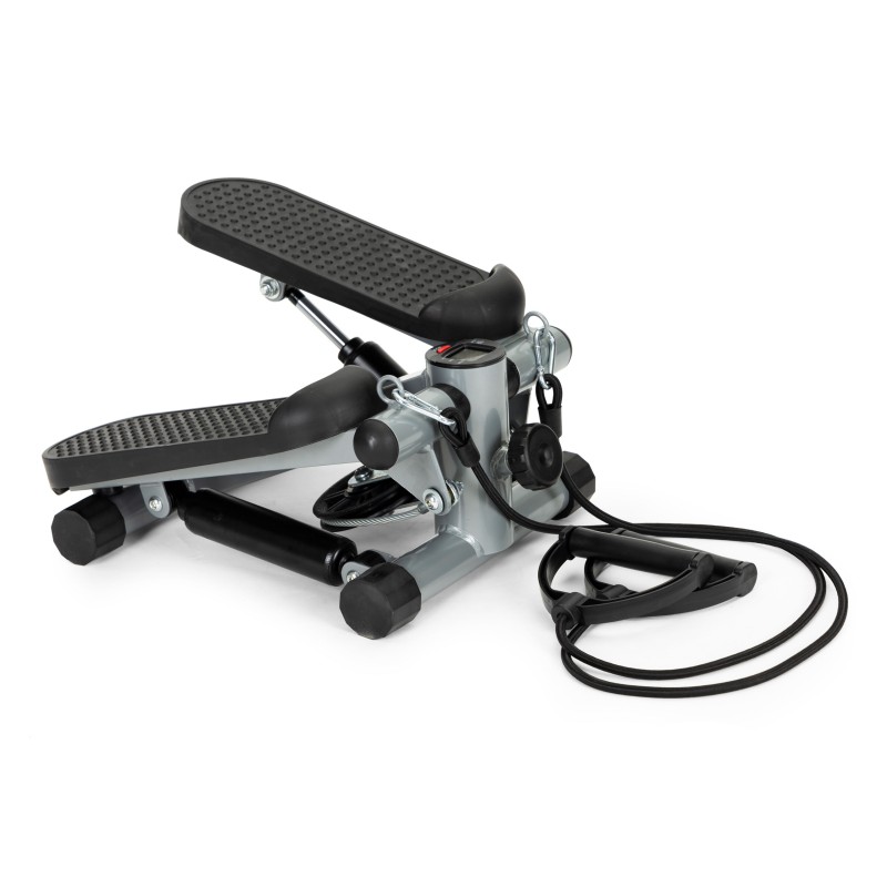 Stepper z ekspanderami do ćwiczeń fitness z licznikiem MOVEPRO