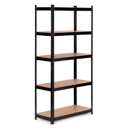 Regał metalowy magazynowy 180x90x40 cm do garażu piwnicy 5 półek 875 kg ModernHome