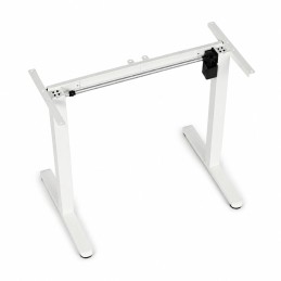 Stelaż biurka elektryczny regulacja wysokości 72-118 cm blat do 160 cm biały ModernHome