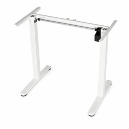 Stelaż biurka elektryczny regulacja wysokości 72-118 cm blat do 160 cm biały ModernHome