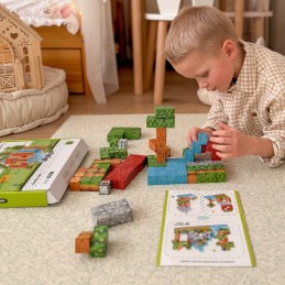 WOOPIE Klocki Magnetyczne Konstrukcyjne Świat Klocków 108 el.